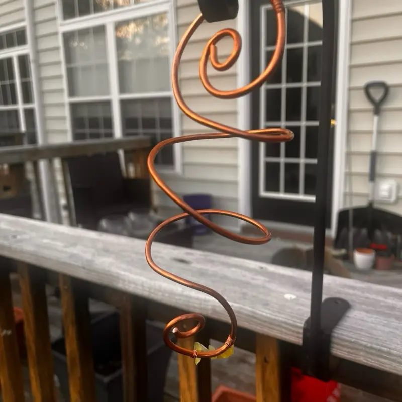 Handmade Copper Arm Cuff - Unique Design with Twisted Shape and Natural Finish