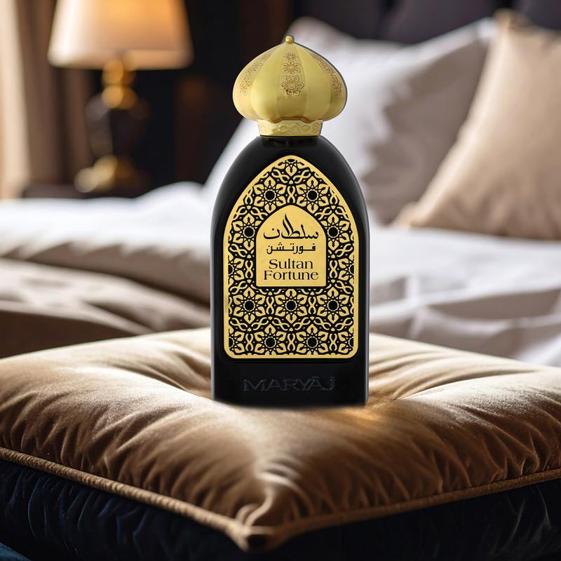Maryaj Sultan - Fortune - Long Lasting Perfume for Men and Women - Cologne for Men and Women - Rose, Patchouli Fragrances - Eau de Parfum - 3.4 oz
