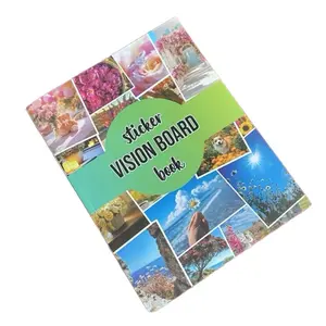 Vision Board Sticker Book – 179 Aesthetic Motivational & Inspirational Stickers + 4 Decor Sheets for Manifestation, Goal Setting, Journals, Scrapbooks & Dream Life Planning