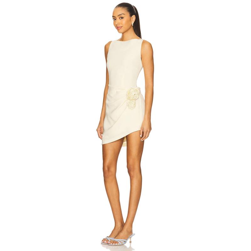 Lovers and Friends Maggie Mini Dress in Baby Yellow