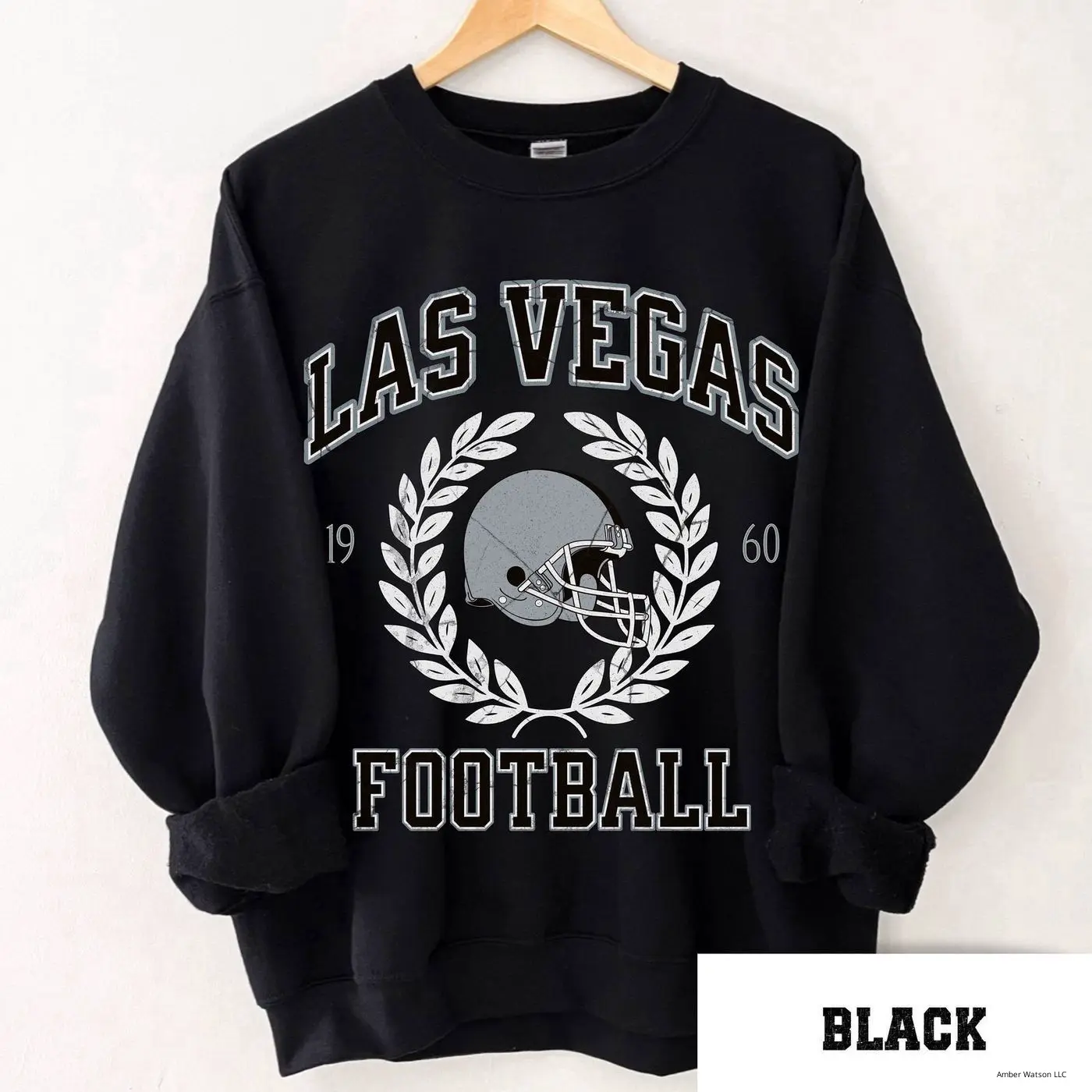 Las Vegas Football Sweatshirt, Las Vegas Raider, Vintage Style Las Vegas Football, Devante Adams Shirt, Las Vegas Crewneck, Crosby Shirt
