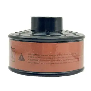 Lightweight 40mm Full Face Gas Mask Filter Canister, Dust Proof Toxicity Protection, Long Usage Time, Compatible with Full Face Masks
