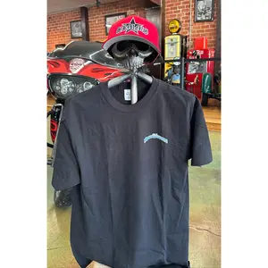 SIMMS F*CK LUCK Tee#34 Sturgis-Shirt Black/White