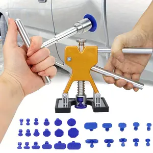 Car Dent Repair Kit with Suction Puller, Automotive Workshop Manual Tool Kit for Hail Damage Repair