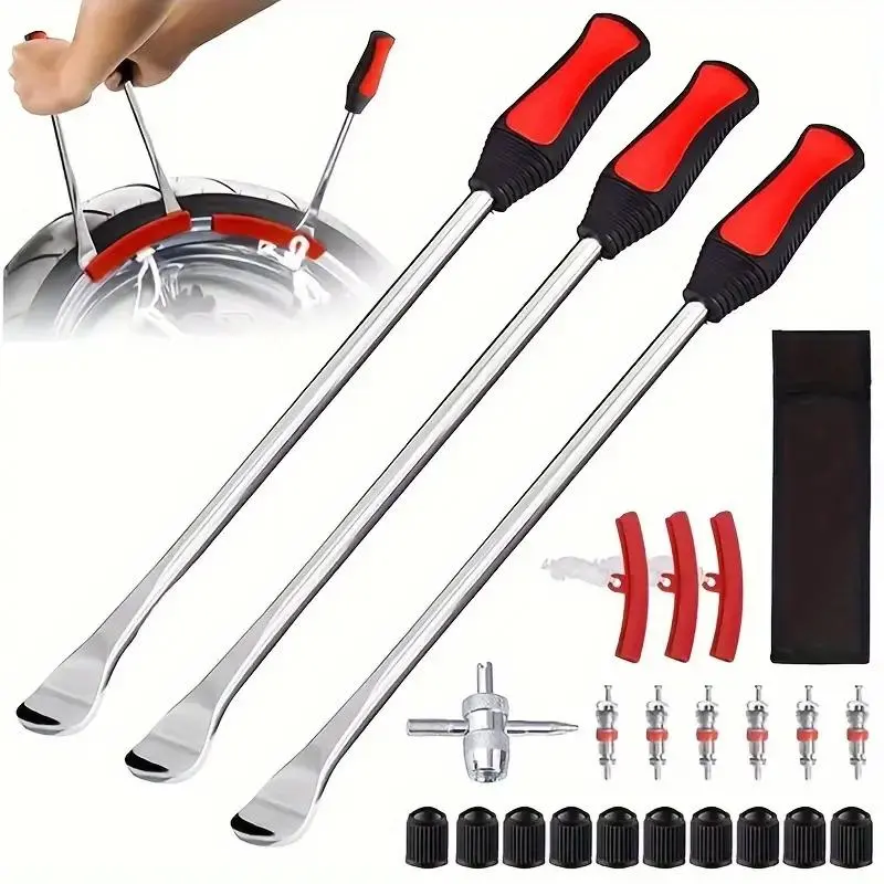 Motorcycle Tire Lever Tool Set, Motorcycle Tire Iron Tools Set, Professional Tire Repair & Fitting Tools, Car Repair Tools