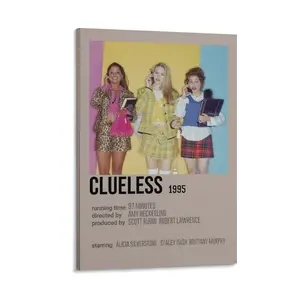 Clueless Poster (15) Canvas Poster Bedroom Decor Sports Landscape Office Room Decor Gift Frames Ornaments Wall Decoration Artistic Photo