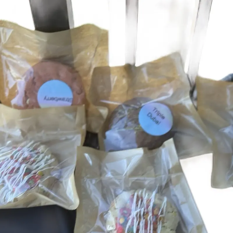 Cookie Variety Box (6)- Triple Chocolate Chip, Dubai Chocolate, Strawberry Flavors - Multiple Flavor Options for Cookie Lovers