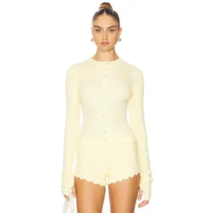 LIONESS Ivy League Top in Butter