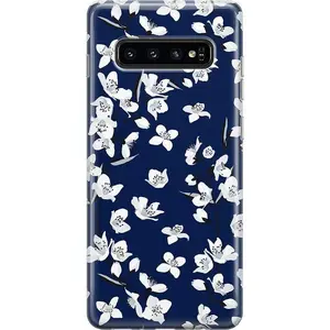 Floral Forest | Navy Cherry Blossom Floral Samsung Case