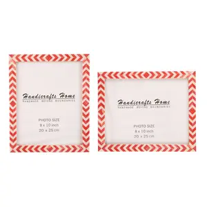 Handicrafts Home Photo Picture Frames 8x10 Lison Piri Piri 2 Pack Table & Wall Mounting