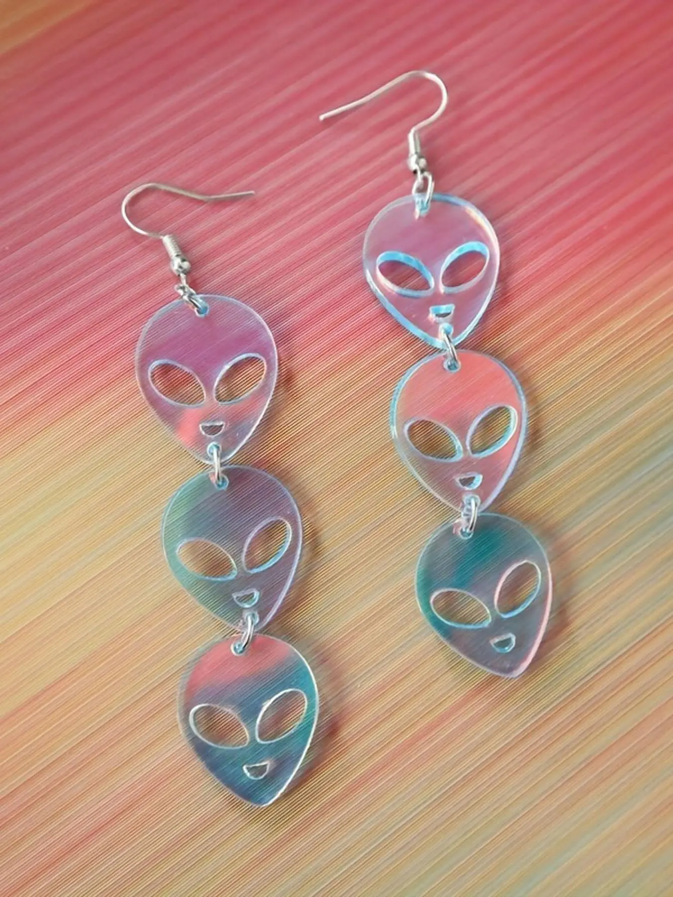 Alien Design Dangle Earrings, High Quality Earrings, Fashionable Jewelry for Women & Girls, Trendy All-match & Exquisite Jewelry for Birthday Gift, Trendy Jewellery Accessories, Casual Trendy Jewelry