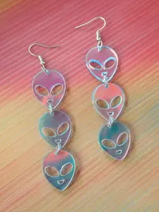 Alien Design Dangle Earrings, High Quality Earrings, Fashionable Jewelry for Women & Girls, Trendy All-match & Exquisite Jewelry for Birthday Gift, Trendy Jewellery Accessories