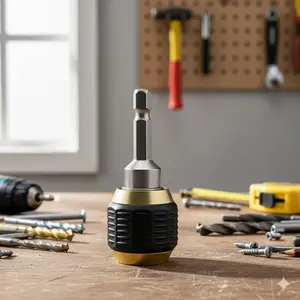 1/4" Hex Lock Extension Bar for Power Drill, Quick Release Bit Holder for Efficient & Stable DIY Home Repairs. Spring Tool Upgrade, Compatible with Major Brands. Simplify Your Fixing Tasks!