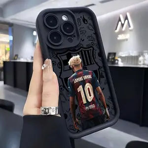 Football Genius B-Barcelonas No. 10 And Yamals Phone Case Suitable for Iphone 17 Pro Max Air,16, 15, 14, 13, 12, 11 Pro Max, X, XR, XSMAX, 8, 7 Plus,& Samsung Galaxy S25 Ultra S24 S23 S22 S21 Plus  Shockproof Soft TPU Back Cover.