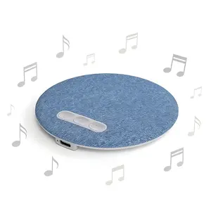 2026 Upgraded Ultra-Thin Bluetooth Sleep Speaker, Built-in White Noise & Timer Function, Stereo Bass Sleep Aid Pillow Speaker for Adults, Blue