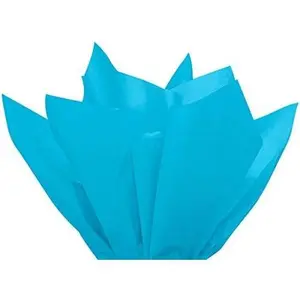 Turquoise Blue Tissue Paper Squares, Bulk 24 Sheets,   Wrap and Art Supplies for Birthdays, Holidays, or Presents by , Large 20 Inch x 30 Inch