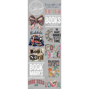 BOOKTROVERT (1) (60 INCH) PREMADE GANGSHEET - 22X60 DTF TRANSFERS - DIRECT TO FILM