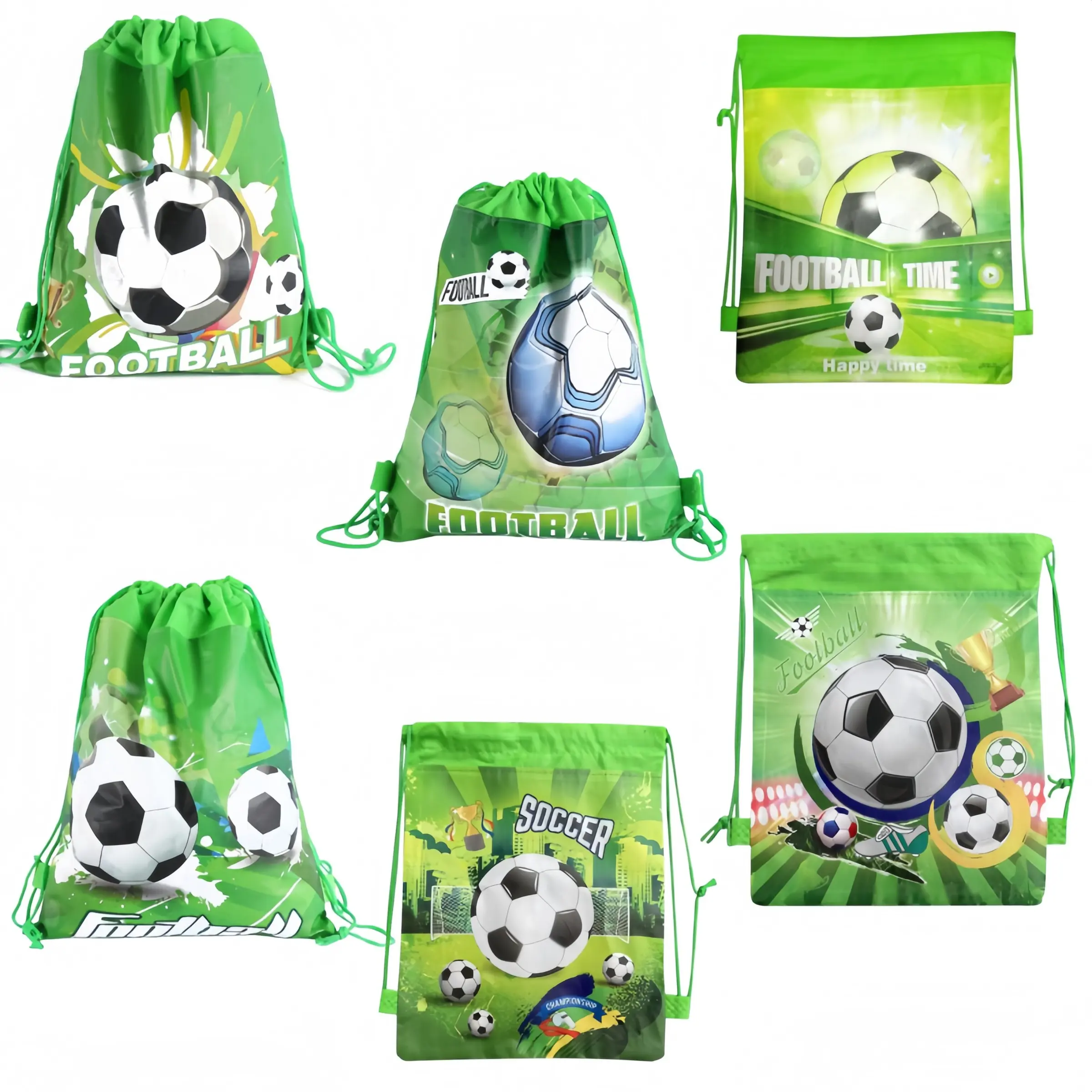 Soccer Drawstring Pouch, Portable Storage Bag for Outdoor Training, Student Backpack, Ideal for Daily Use, Birthday, Party, Gifts