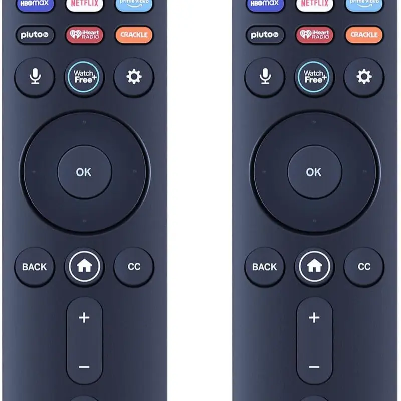 Besia XRT260 Replacement Remote for VIZIO Smart TVs, 2-Pack Universal IR Control for Smartcast 4K P/V/D/M-Series & Replaces XRT136 XRT140, with Pre-programmed Streaming Shortcut Keys, Requires 1.5V AAA Batteries