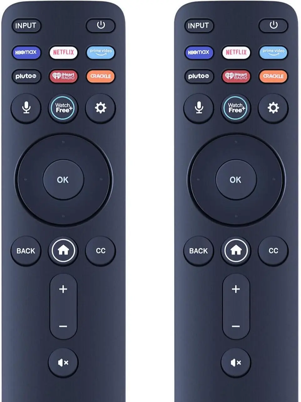 [2 Packs] Universal Vizio Remote XRT260 Replaced IR Fit for All VIZIO Smart TV Smartcast 4K P-Series V-Series D-Series M-Series XRT136 XRT140 with Hbomax,Netflix,PrimeVideo,Plutotv,iHeartRadio,Crackle