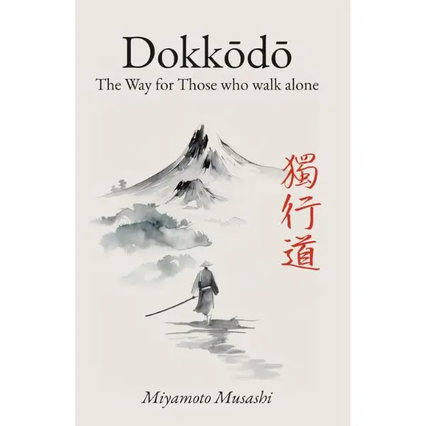 Dokkodo. The Way for Those Who Walk Alone: The 21 Principles of Japanese Samurai Philosophy by Miyamoto Musashi with Illustrations - Paperbook