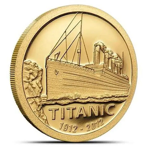2025 RMS Titanic 1/2 gram NGC gold coin