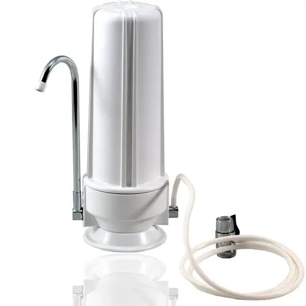 NU Aqua Platinum 1-Stage Countertop Water Filter System - No Plumbing Required