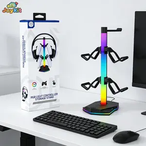 Game Controller Headset Stand, Simple Three-Tier Rack for Ps5 Ps4 Xbox One, Durable Storage Holder, Multifunctional Over-Ear Earphone Hook