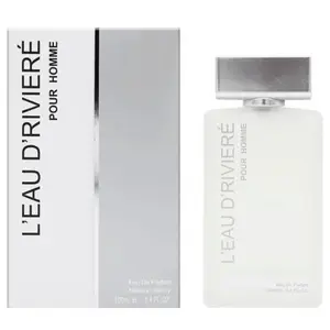 L'eau D'riviere Pour Homme Eau De Parfum By Fragrance World 100ml 3.4 Fl Oz Oriental Perfume Cologne Spray