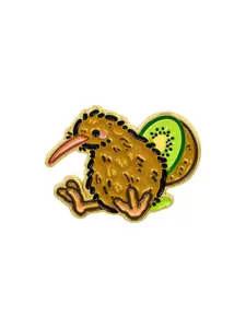 Kangaroo & Kiwi Bird Enamel Pin, Animal Theme Backpack & Hat Decoration, Perfect Gift for Friends, Cute Style, All Seasons