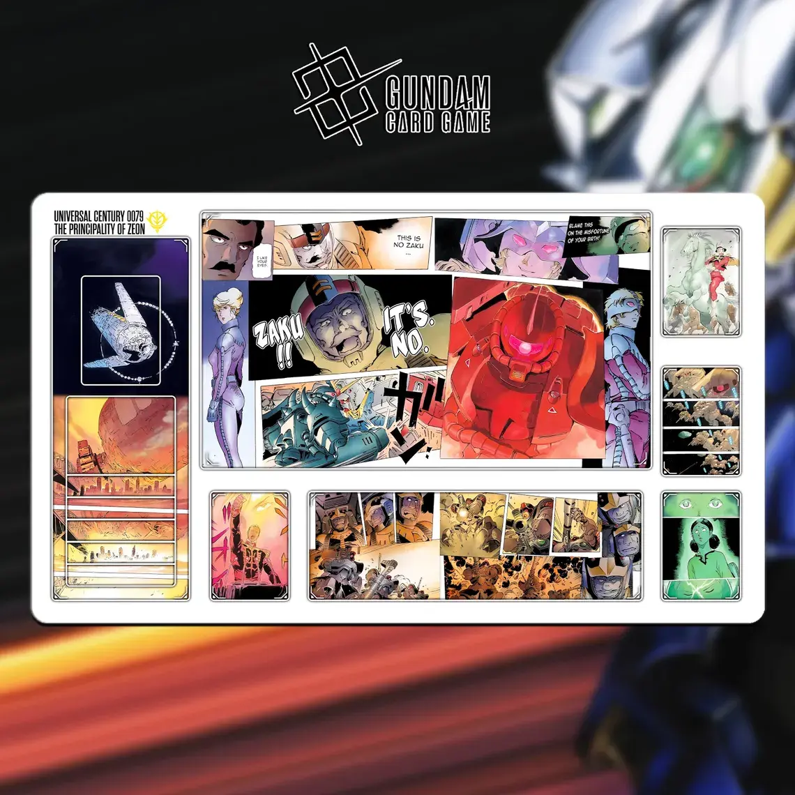 Uniquee The Manga, Gundam TCG Playmat, With or Without Zones