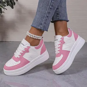 Women’s Fashion Sneakers – Comfortable Walking Shoes, Casual Lace-Up Design, Non-Slip Sports Shoes for Everyday Wear, High-Quality Women’s Footwear