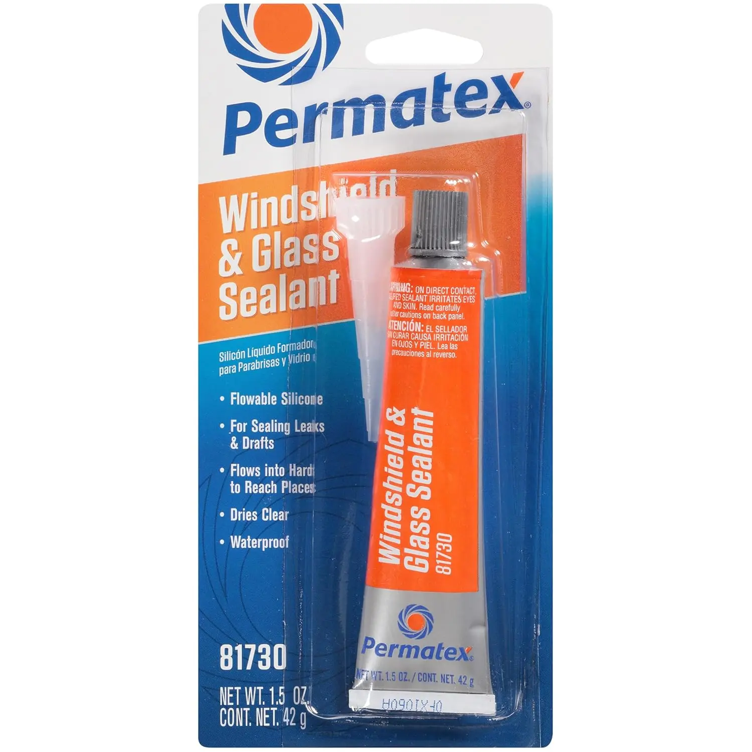 81730 Flowable Silicone Windshield and Glass Sealer, 1.5 oz.