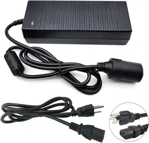 AC to DC Converter,120W 120V/110V to 12V/10A Cigarette Lighter Adapter,AC/DC Power Adapter for Car Refrigerator,Inflator, Car Vacuum Cleaner and Other Car Devices(3Pin)