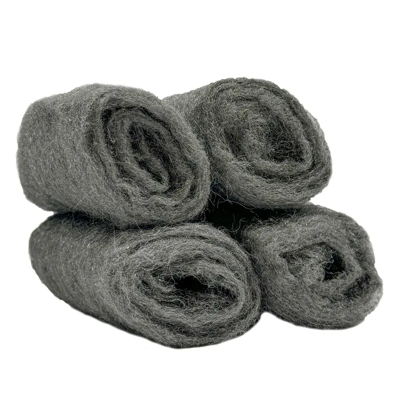 Renegade Products Steel Wool Rolls (4-Pack) – #0000 Grade for Polished Metal, Chrome, and Whitewall Tire Cleaning