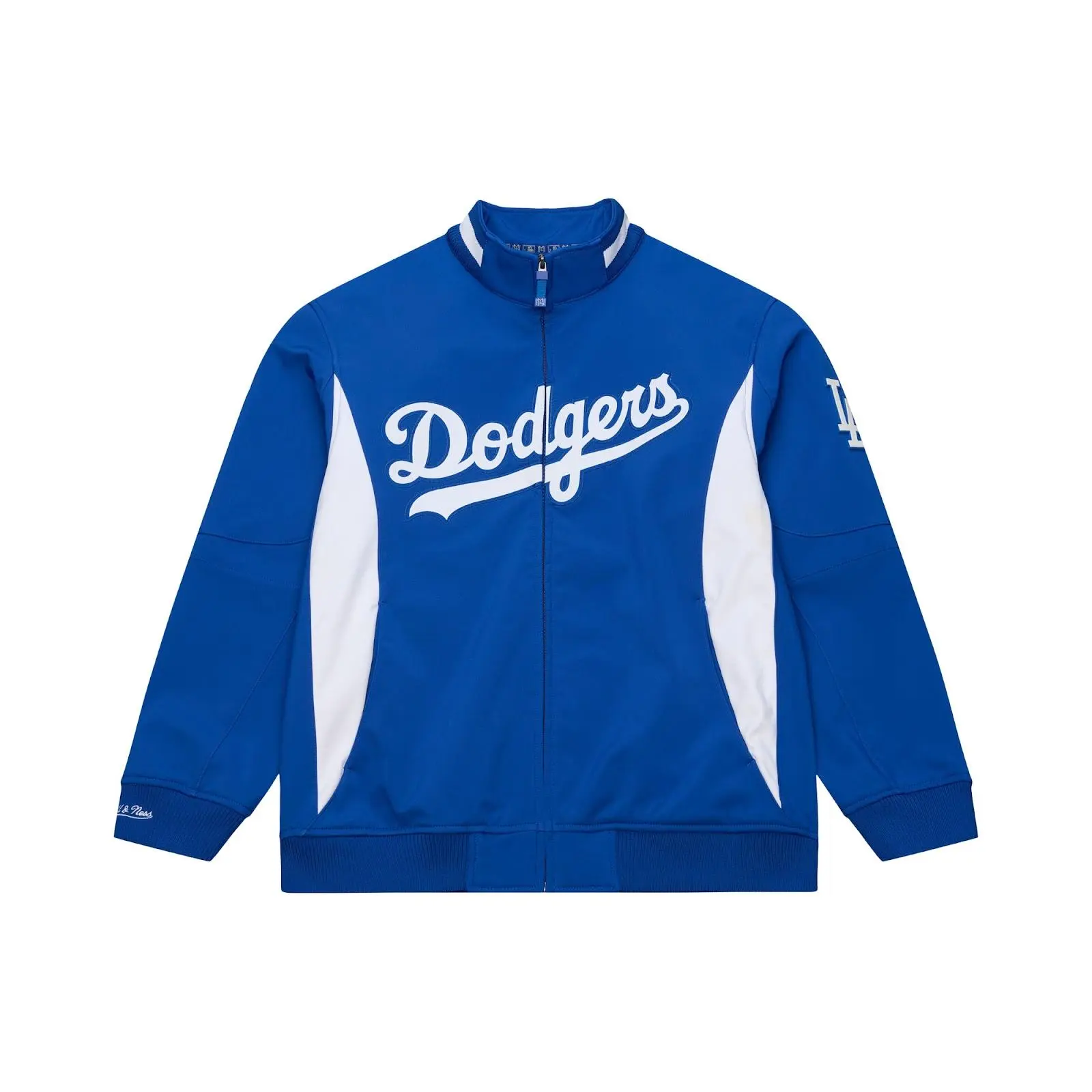 Los Angeles Dodgers 2008 Royal Authentic Full-Zip Jacket MLB Throwback Outerwear Vintage Fan Gear Mitchell & Ness