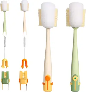 5 in 1 Bottle Cleaning Brush Set,Multifunctional Water Bottle Brush and Straw Cleaner Brush,Cleaning Tool Kit for Owala/Stanley/Yeti/Simple Modern Tumbler Cup Accessories,Kitchen Gadgets