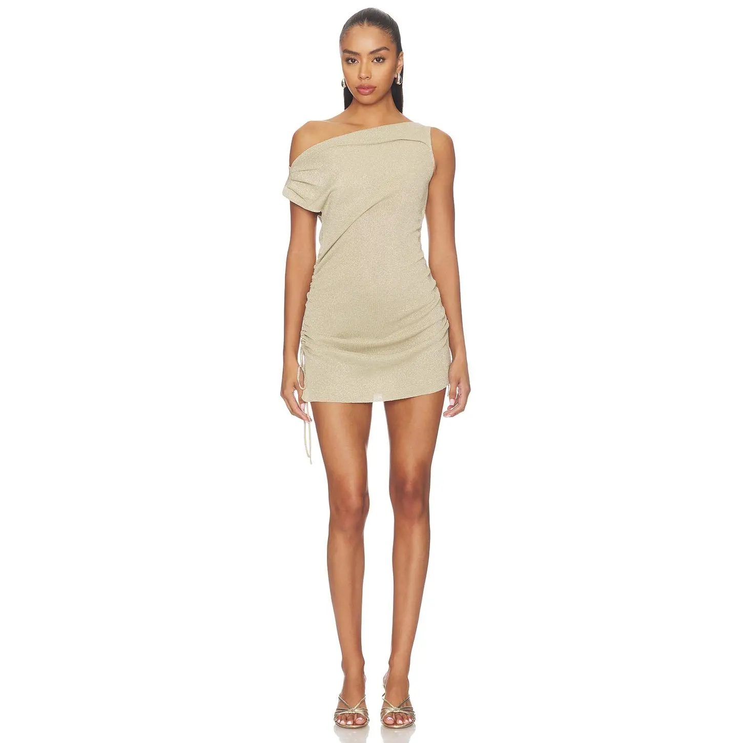LIONESS Original Sin Mini Dress in Oyster