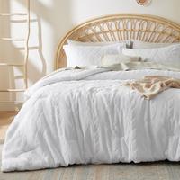 Pure White-Cable stripe