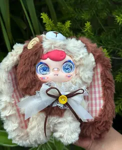 ZAZA Patch Town Vinyl Plush Blind Box，Bunny Plush Dolls，Soft Furry Collectibles，Backpack or clothing decoration，Stuffed Animal