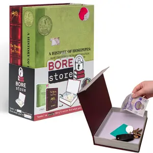Boxer Gifts Bore Store Hidden Fake Book Safe - Secret Box With Hidden Compartment - Diversion Safes for Hidden Money & Stash