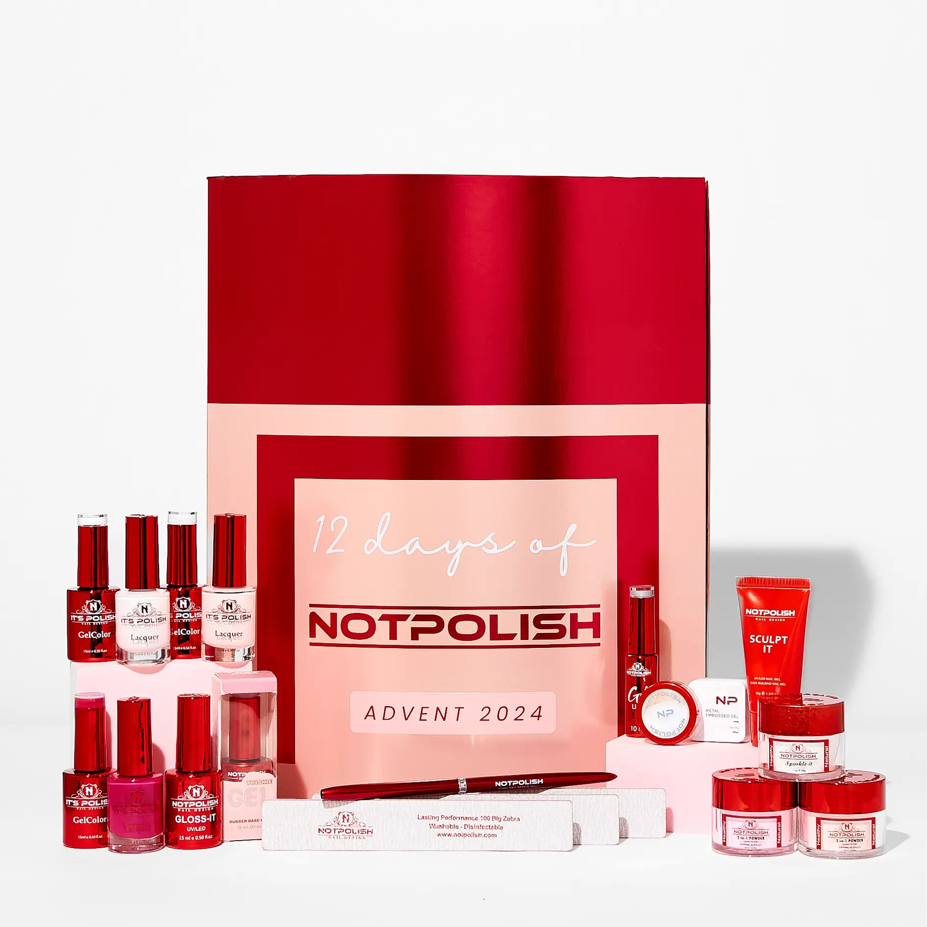 NOTPOLISH ADVENT CALENDAR HOLIDAY NAIL ART KIT