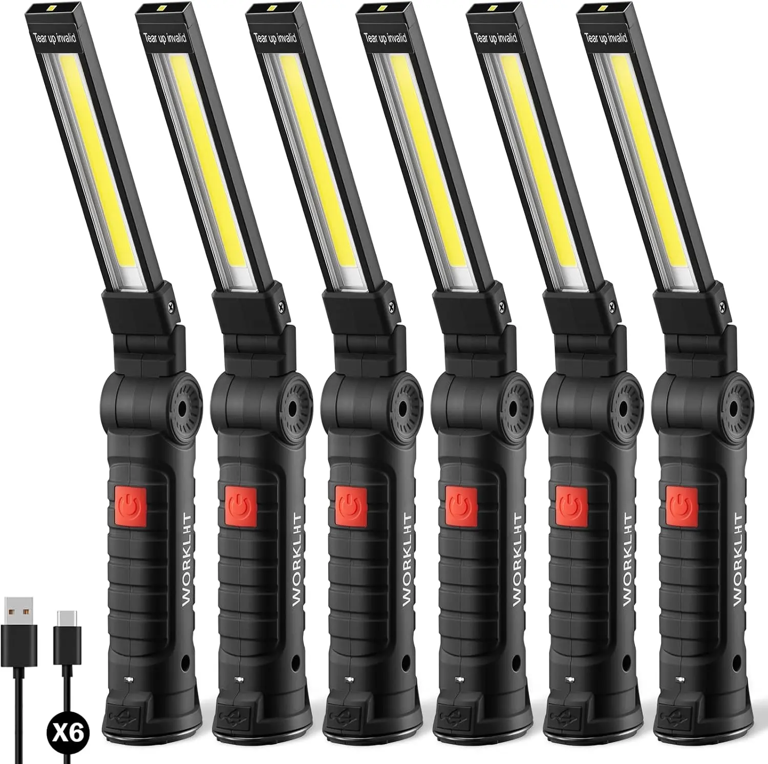 ZANOID Magnetic Rechargeable Work Light - 5 Modes, 360° Rotatable Camping & Hiking Light, Gifts for Boyfriend, Ideal Father's Day Gift,father'sdaygifts,campingessentials,campinggear