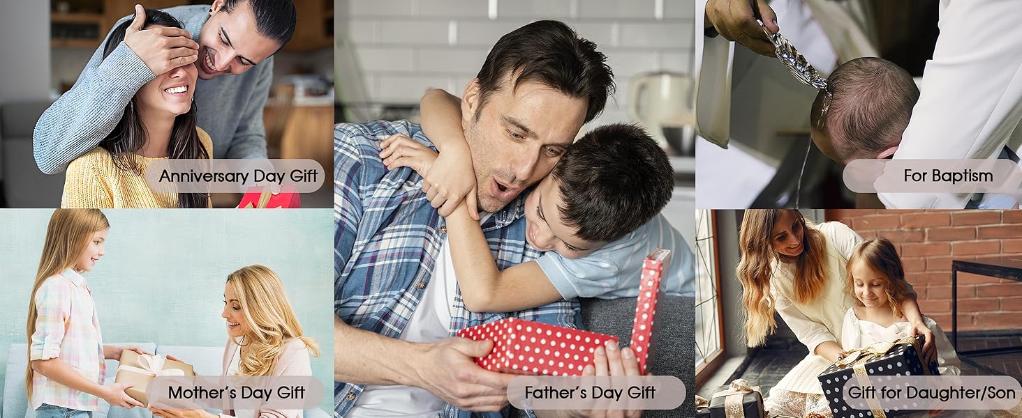 925 Sterling Silver Crucifix Necklace for Men Women, 2mm Sterling Silver Rolo Chain with Small or Large Crucifix Pendant, Jesus Crucifix Cross Necklace 16-24 Inches Christian Religious Jewelry Gifts