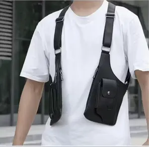 Adjustable Underarm Shoulder Bag for Men and Women - Anti-theft Hidden Storage for Cell Phones and Other Hunting and Outdoor Gear Premium Leather Christmas first choice best holiday gift