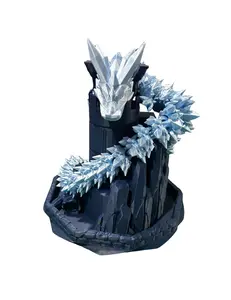 Navy 3D Printed Dragon Tower Display Stand - STAND ONLY