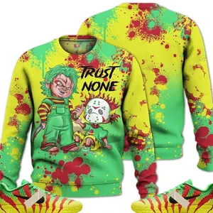 Ja 3 Jurassic Park Explorer Outfit Sweatshirt, Trust No One Scary Streetwear Sneaker Matching Shirts