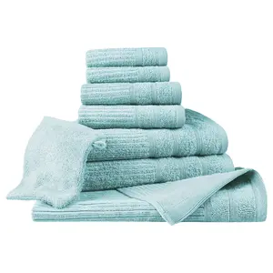 Superior Egyptian Cotton Ultra-absorbent 8-Piece Towel set