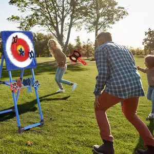 Throw Brush Target Set with 8 Throw Axes, Perfect for Backyard Indoor Outdoor Games, Yard Game Carnival Fun