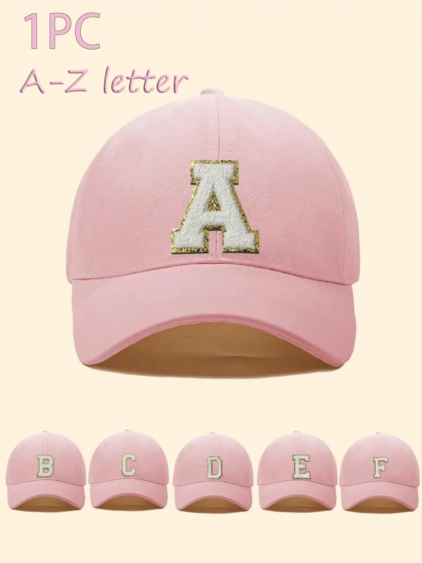 1PC  Kids Baseball Cap Adjustable Breathable Polyester Caps Comfortable Dad Hat Trendy Hat for Ages 3-8, Fashion Letter Design, Perfect for After School Play Beach Family Outing